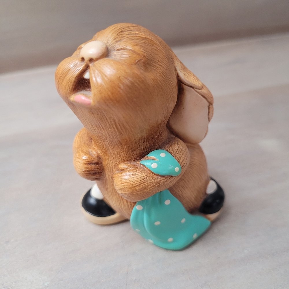 Pendelfin Rabbits Vintage "Barney" Handpainted Stonecraft Collectible Figurine